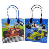 Race Car Party Favor Treat Bags - Set of 6 or 12