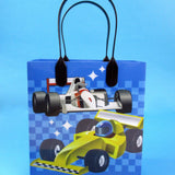 Race Car Party Favor Treat Bags - Set of 6 or 12