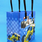 Race Car Party Favor Treat Bags - Set of 6 or 12