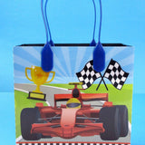 Race Car Party Favor Treat Bags - Set of 6 or 12