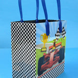 Race Car Party Favor Treat Bags - Set of 6 or 12