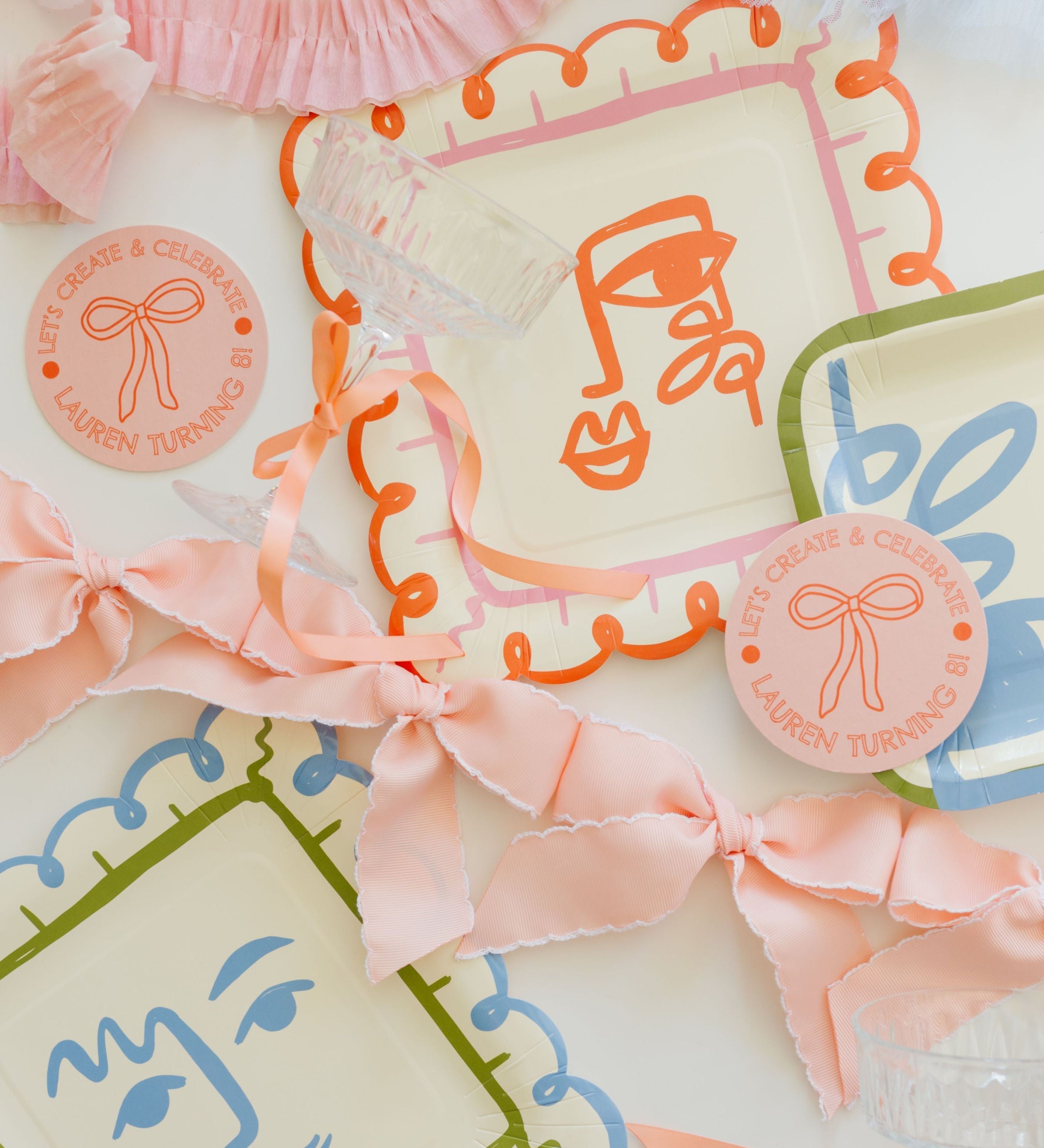 Art Birthday Party Supplies Pack (Serves 12)