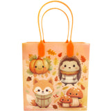 Autumn Cozy Animal Party Favor Treat Bags - Set of 6 or 12