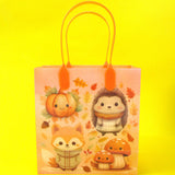 Autumn Cozy Animal Party Favor Treat Bags - Set of 6 or 12