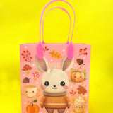 Autumn Cozy Animal Party Favor Treat Bags - Set of 6 or 12