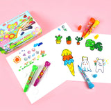 Butterfly & Flowers Stamp Marker Set (10-Pack)