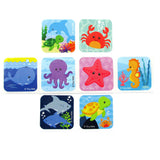 Ocean Animals Stickers 100 Stickers/Dispenser, Pack of 1, 6 or 12 Dispensers