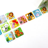 Animal Stickers 100 Stickers/Dispenser, Pack of 1, 6 or 12 Dispensers