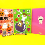 Spooky Halloween Coloring Books with Crayons - Set of 6 or 12