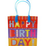 Happy Birthday Party Favor Treat Bags - Set of 6 or 12