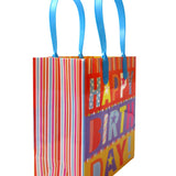 Happy Birthday Party Favor Treat Bags - Set of 6 or 12