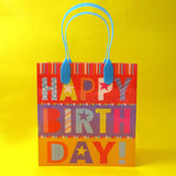 Happy Birthday Party Favor Treat Bags - Set of 6 or 12