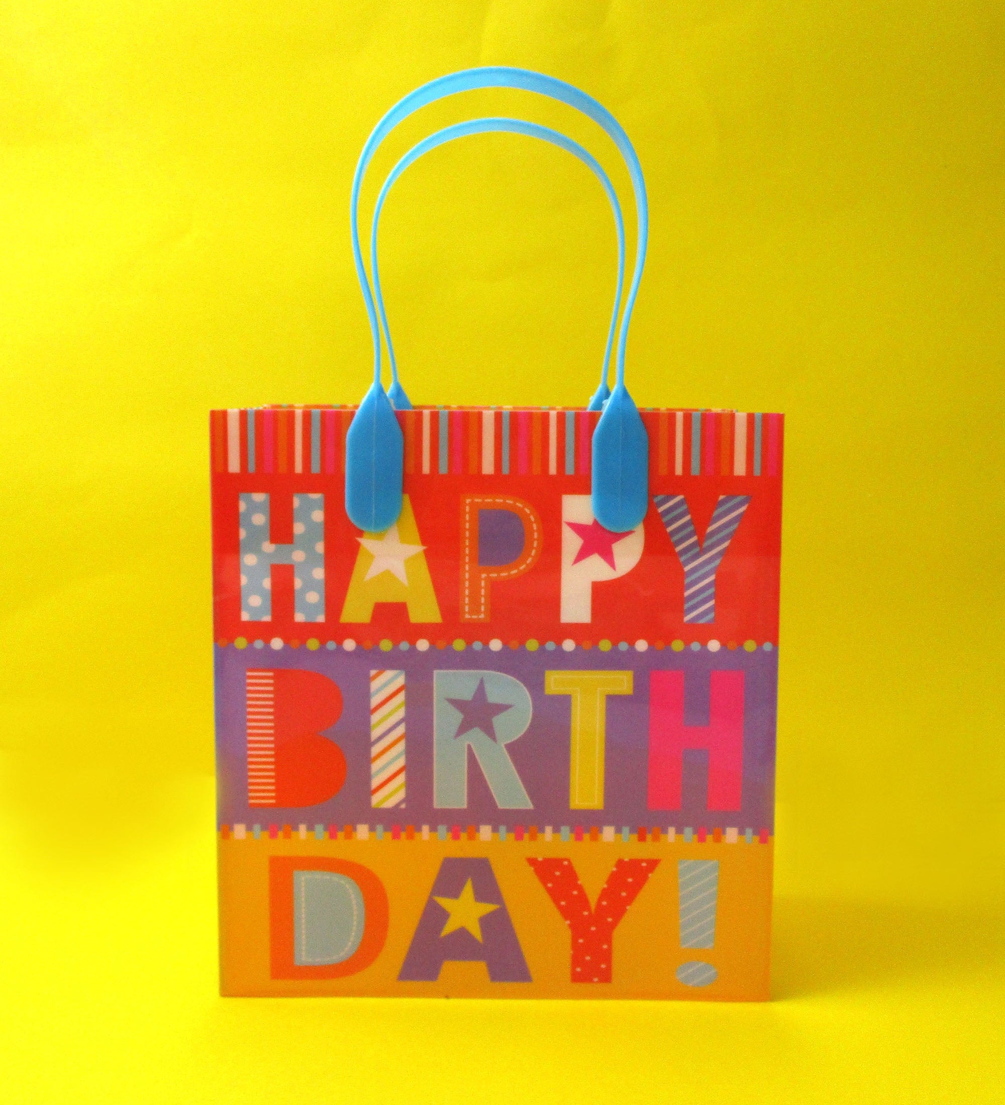 Happy Birthday Party Favor Treat Bags