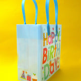 Happy Birthday Party Favor Treat Bags - Set of 6 or 12
