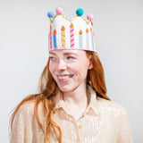 Birthday Wishes Reusable Pom Pom Crown