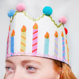 Birthday Wishes Reusable Pom Pom Crown
