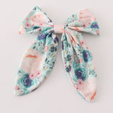 Green garden serenity print girl sailor bow