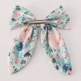 Green garden serenity print girl sailor bow