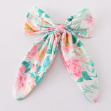 Pastel petal charm print girl sailor bow