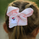 Halloween Ghost Bow Hairpin 3.9 Inch