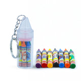 Itsy Bitsy Crayon Keychain – 8 Tiny Crayons