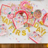 Customizable Gold Fringe Reusable Party Banner