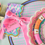 Pink Velvet Clip-On Bow Set (5 count)