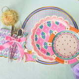 Pink Velvet Clip-On Bow Set (5 count)