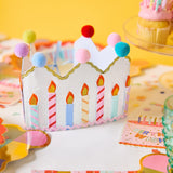 Birthday Wishes Reusable Pom Pom Crown