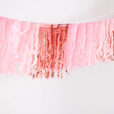 Pretty in Pink Fringe Canopy Banners (Set of 2)