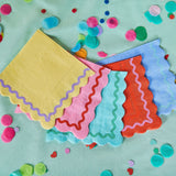 Rainbow Ric Rac Assorted Lunch Napkins (20 count)