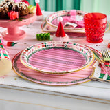 Peppermint Party Christmas Dinner Plates (10 count)