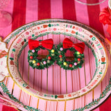 Peppermint Party Christmas Dinner Plates (10 count)
