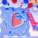 Red, White & Berry Dessert Plate (10 ct)