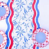 Star Spangled Spark Paper Table Runner (25 ft, cut to fit)
