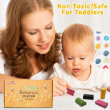 Natural Beeswax Crayons – 12 Colors