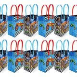 Monster Truck Themed Party Favor Bags Treat Bags - Set of 6 or 12