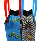 Monster Truck Themed Party Favor Bags Treat Bags - Set of 6 or 12