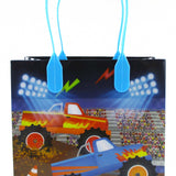 Monster Truck Themed Party Favor Bags Treat Bags - Set of 6 or 12