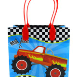 Monster Truck Themed Party Favor Bags Treat Bags - Set of 6 or 12