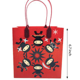 Ninja Themed Party Favor Bags Treat Bags - Set of 6 or 12