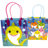 Shark Family Themed Party Favor Bags Treat Bags - Set of 6 or 12
