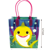 Shark Family Themed Party Favor Bags Treat Bags - Set of 6 or 12
