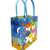 Shark Family Themed Party Favor Bags Treat Bags - Set of 6 or 12