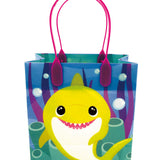 Shark Family Themed Party Favor Bags Treat Bags - Set of 6 or 12