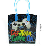 Video Game Themed Party Favor Bags Treat Bags, Set 6 or 12