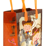 Western Cowboy Cowgirl Themed Party Favor Bags Treat Bags - Set of 6 or 12