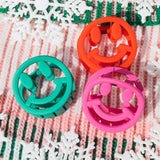 Smiley Hair Claw Clips (set of 3)