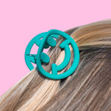 Smiley Hair Claw Clips (set of 3)