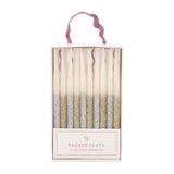 Metallic Glitter Birthday Candles (set of 10)